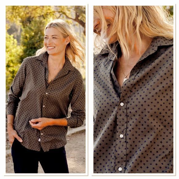 Frank and Eileen‎ button up shirt size S Frank Star print